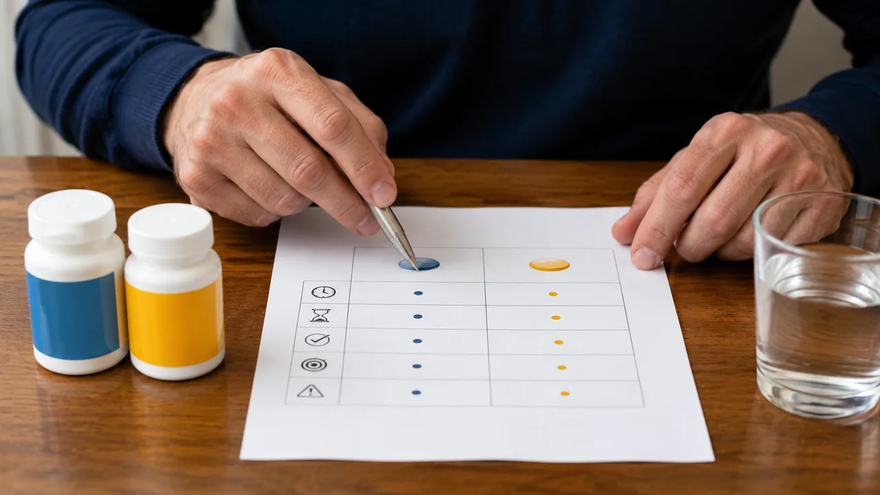 ED Medication Comparison Chart: The Decision Factors in One Place decision guide